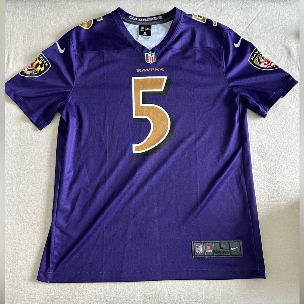 NFL Ravens Joe Flacco Jersey